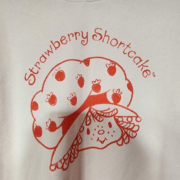Strawberry shortcake pink sweatshirt size medium women's - Picture 3 of 6